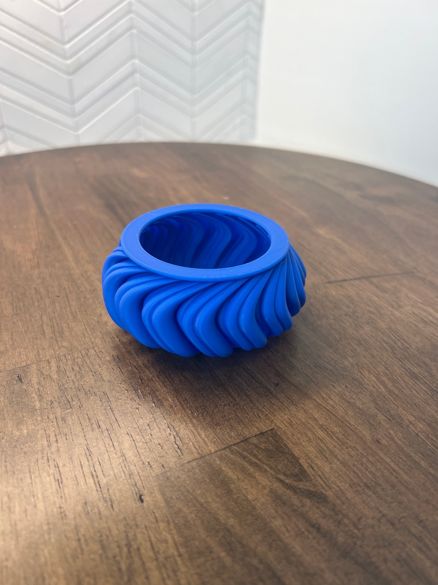 Shallow Ribbed Dish