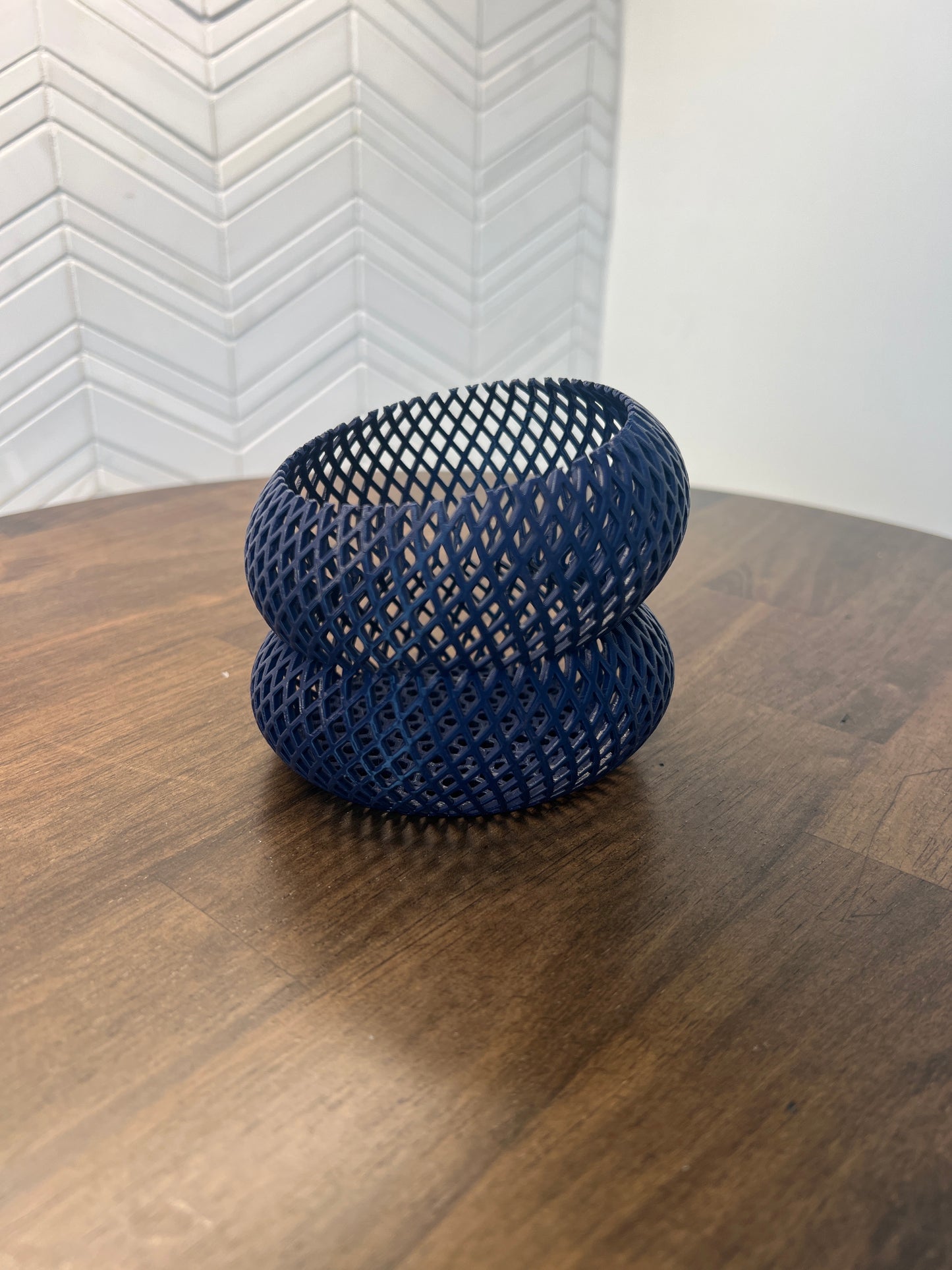 Modern Diamond Bulb LED Tea-light holder - Tall