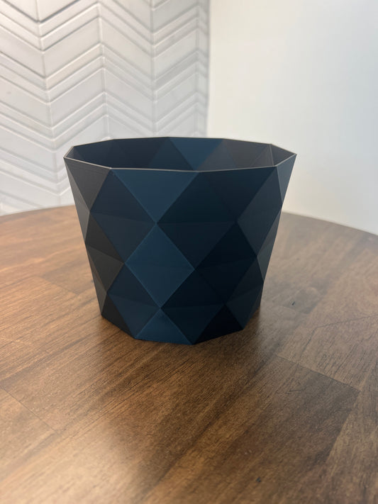 Modern Diamond Planter Medium 4” tall