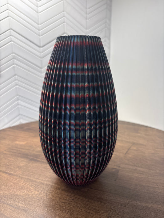 Ribbed Vase